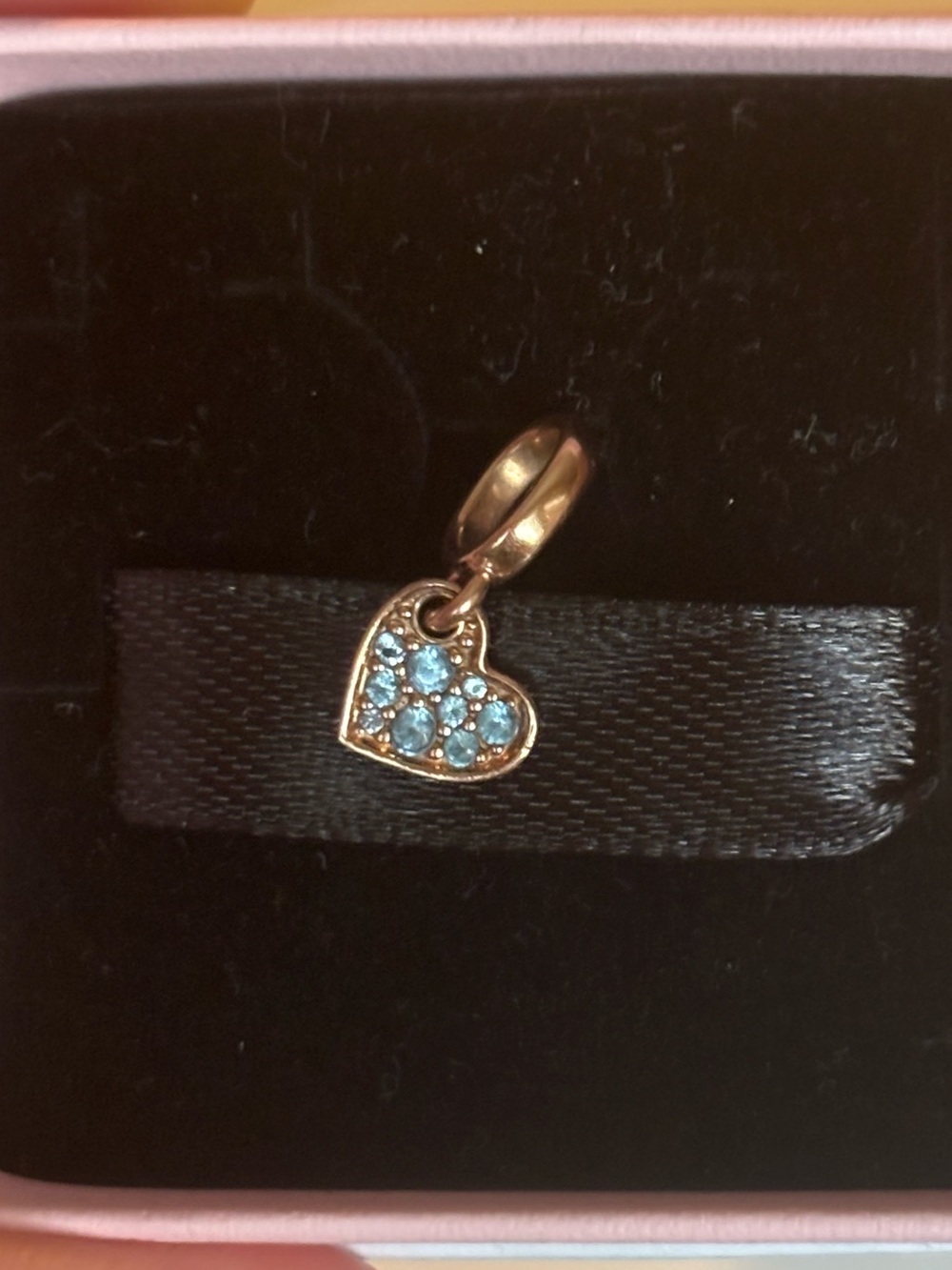 Pandora Light Blue Tilted Geart Dangle